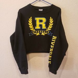 Betty and Veronica ‘Riverdale’ Size XS Long Sleeve Crop Top Sweatshirt Oversized